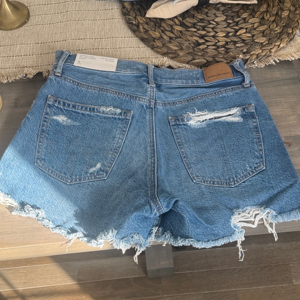 American Eagle nwt highest rise 90s boyfriend shorts 4 - Picture 6 of 10